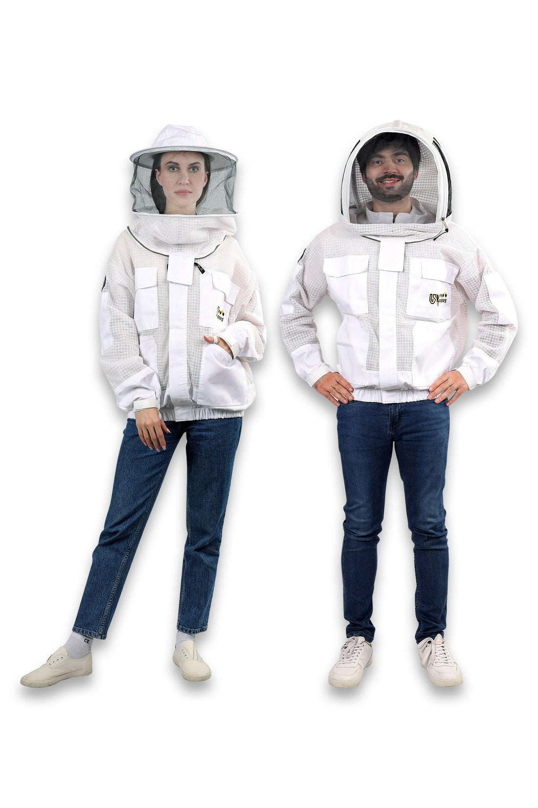 Beekeeping Jacket 3-Layer Ventilated Beekeeper Bee Jacket Pro Beekeeper USkeepers.